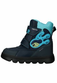 Geox - WILLABOOM UNISEX - Stivali da neve  - navy turquoise cfn Immagine in miniatura 1