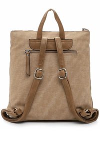 Emily & Noah Zaino Esther 65148 In Nylon, Tinta Unita Beige, Con Scomparto Per Laptop, Zaino Donna - 5