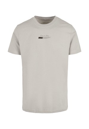 Mister Tee BECOME THE CHANGE TEE - T-shirts print - lightasphalt