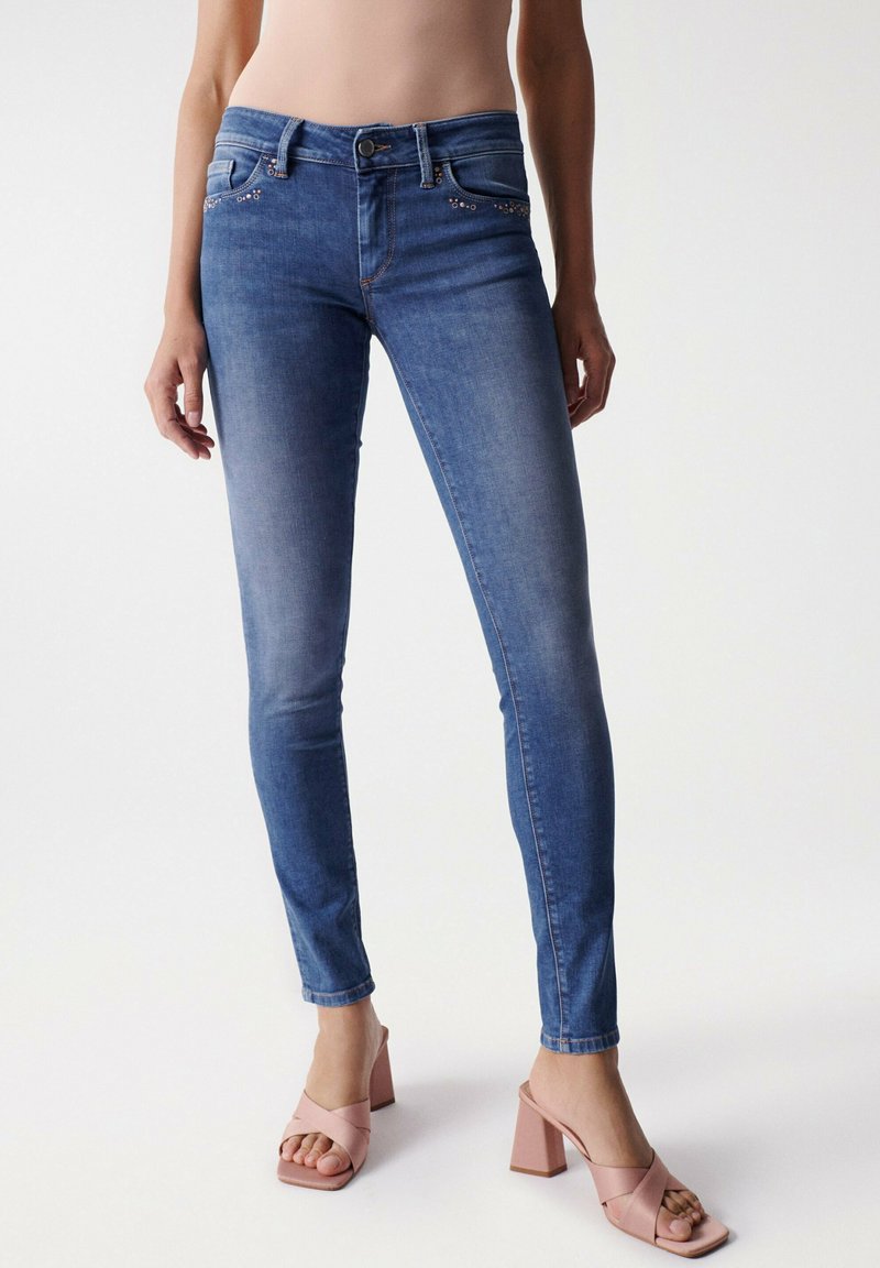 Salsa Jeans Skinny Fit blau/dunkelblau Zalando.at