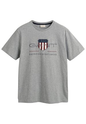 GANT ARCHIVE SHIELD - T-shirts med print - grey melange