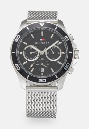 Chronograph watch - silver-coloured/black