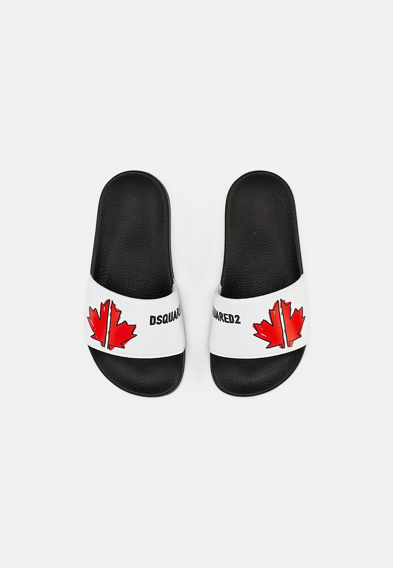 Kinder Sneaker | Dsquared2 Pantolette flach white/red/schwarz - YL41951 Kinder Sneaker | Dsquared2 Pantolette flach white/red/schwarz - YL41951