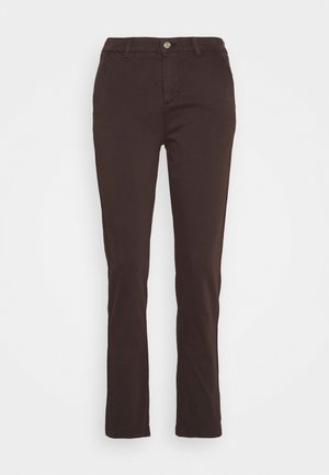 BRUSHED - Chinos - brown