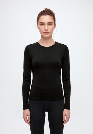Even&Odd active by Zalando, ESSENTIAL TRAINING LONG SLEEVE SPORTS TOPS - Блуза с дълги ръкави - black
