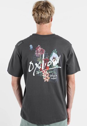 HELLFLO - T-shirt imprimé - caviar