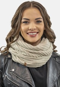 Vivisence 7017 BEANIE AND SCARF SET - Scaldacollo - beige