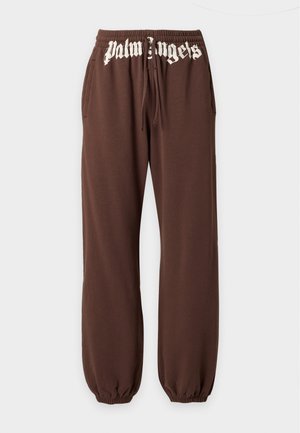 Palm Angels, WAIST LOGO - Træningsbukser - brown/off-white