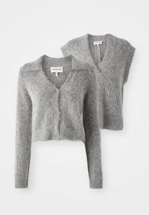 RYDINE SET - Kardigan - grey
