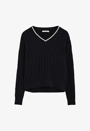 Polo Club, PULLOVER WOMAN MIRTO LONG SLEEVE REGULAR FIT - Jersey de punto - navy