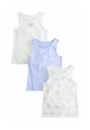 Next, REGULAR FIT - PRINTED VESTS 3 PACK  . - Top - blue