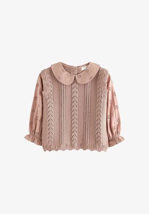 Next, Pullover - mottled pink
