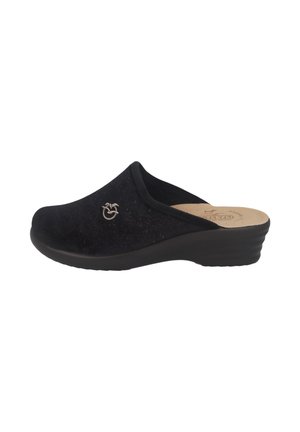 Ciabattine con tacco - black