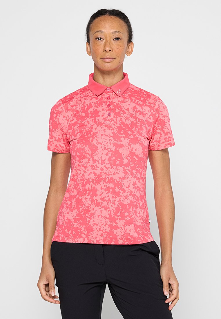 Calvin Klein Golf Poloshirt donkerroze Calvin Klein Golf Poloshirt donkerroze