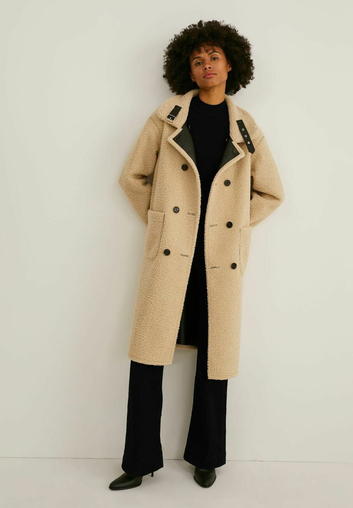 C\u0026A Classic coat - black - Zalando.de