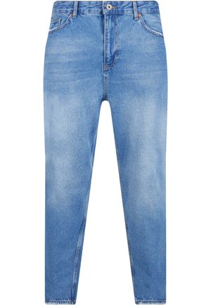 Heledad sinised teksad kitsaste lõikega, klassikalise viie tasku disainiga ja peente pleekimisjälgedega. Tavalised vöörihmade silmused ja lukuäär.