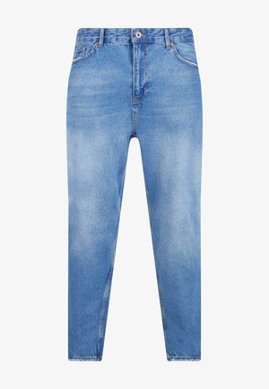 Heledad sinised teksad kitsaste lõikega, klassikalise viie tasku disainiga ja peente pleekimisjälgedega. Tavalised vöörihmade silmused ja lukuäär.