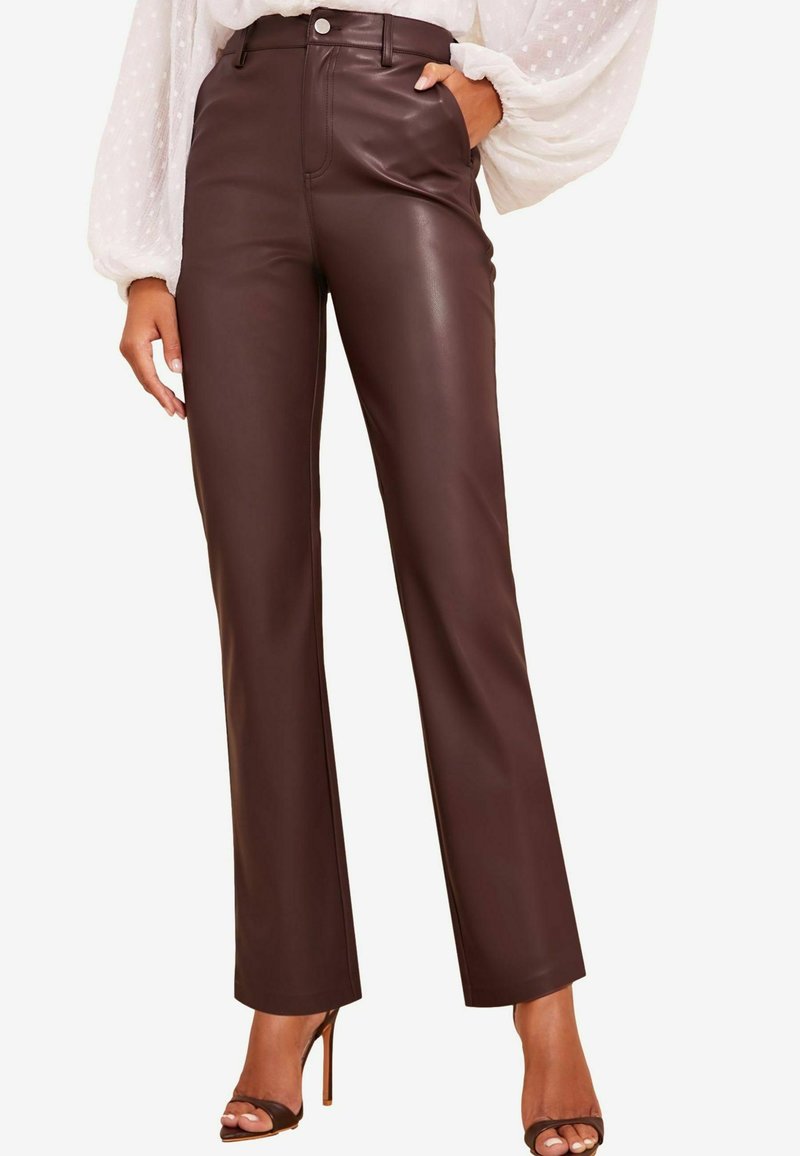 Friends Like These SMART STRAIGHT - Nohavice - burgundy red