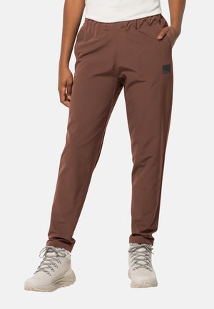 BIKE COMMUTE - Tracksuit bottoms - dark rust