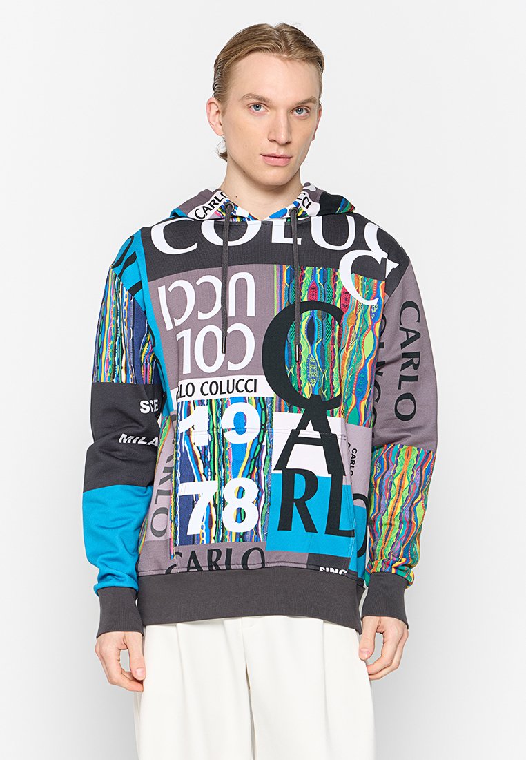 carlo colucci Hoodie meerkleurig carlo colucci Hoodie meerkleurig