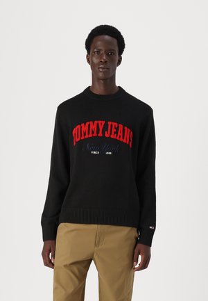 VARSITY CREW  - Jumper - black