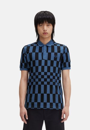 Fred Perry CHEQUERTBOARD - Polo -  azul medianoche