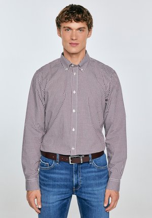 REGULAR FIT  - Vapaa-ajan kauluspaita - dunkelrot