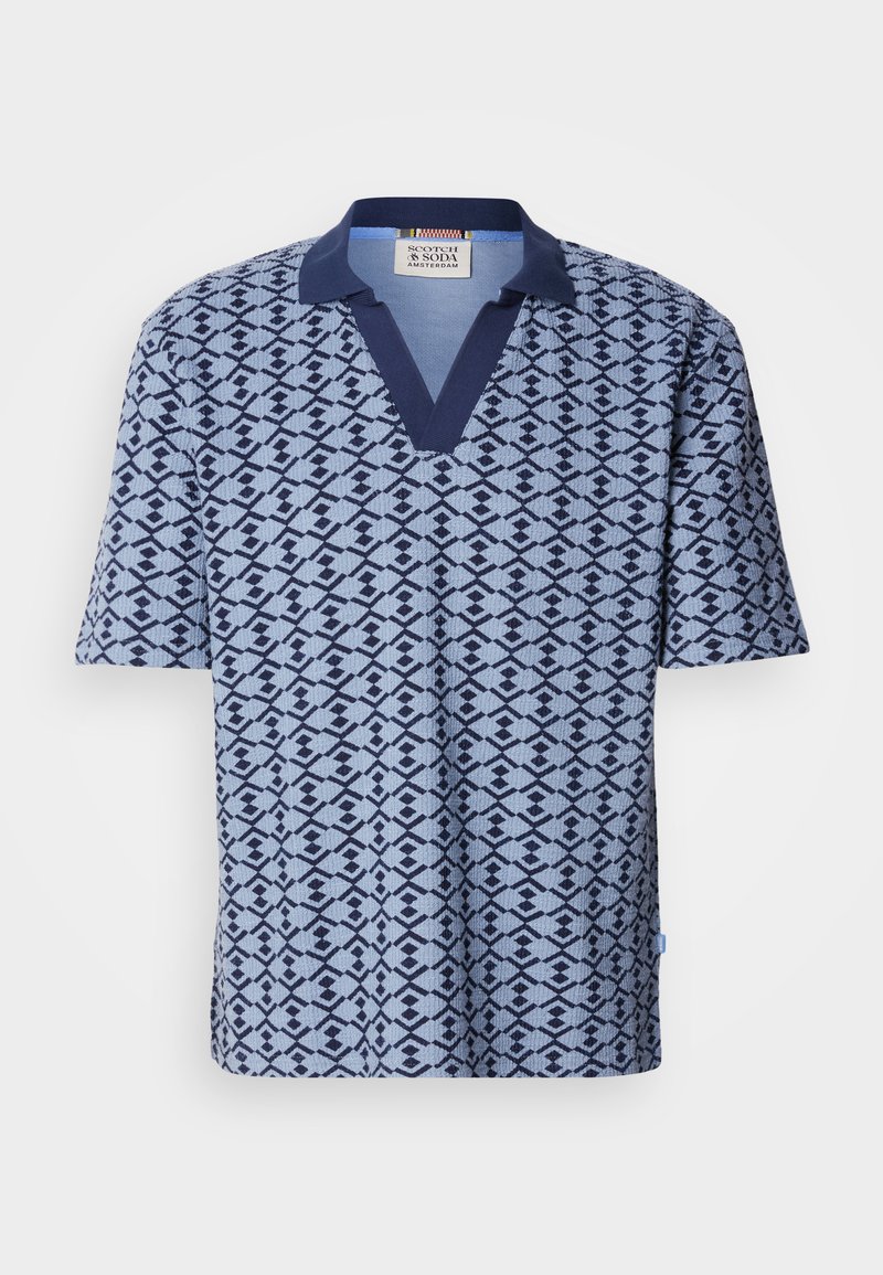 Scotch & Soda Poloshirt blauw Scotch & Soda Poloshirt blauw