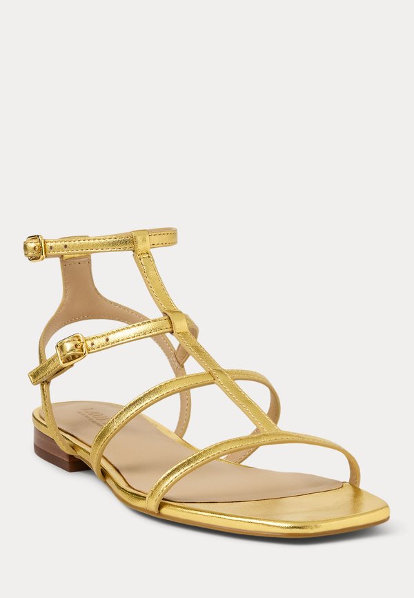 EVERLEY METALLIC GLADIATOR SANDAL - T-bar sandals - modern gold4