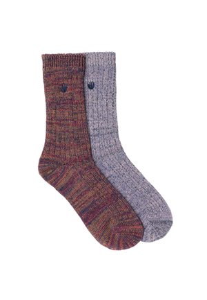 FatFace, 2 PAIRS OF BOOT SOCKS - Socken - purple