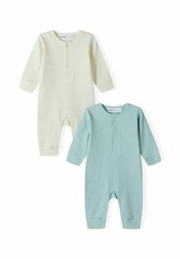 MINOTI - ROMPERS 2 PACK - Combinaison - off white mint Image miniature 1