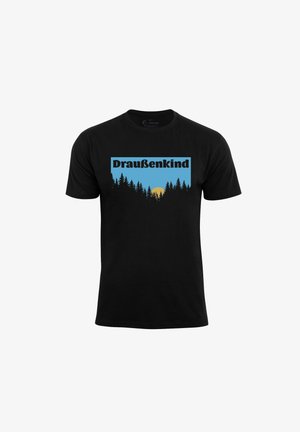 Cotton Prime, DRAUSSENKIND - T-Shirt print - schwarz