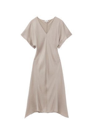 & OTHER STORIES, & OTHER STORIES V-NECK MAXI DRESS - Robe de jour - stone beige
