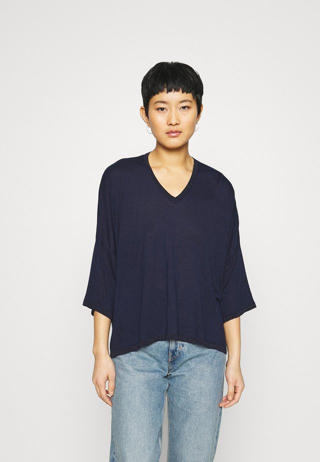 V NECK - Strickpullover - navy