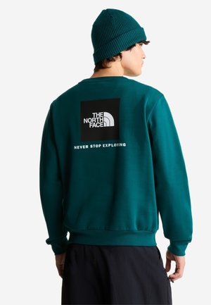 The North Face, M EVOLUTION BOX NSE REGULAR CREW. - Sweatshirt - pacific teal