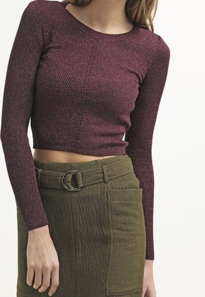 Pullover - dark red