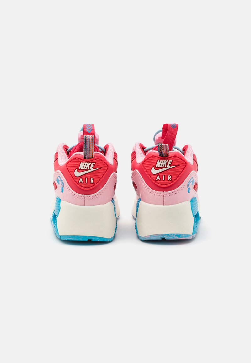 white pink blue air max