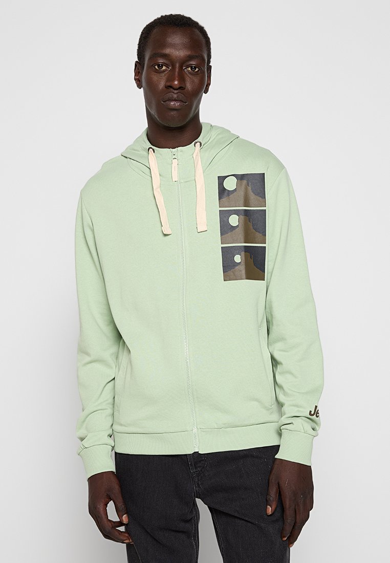 Jeep Sweater met rits groen