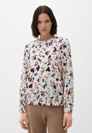 s.Oliver IN ABSTRAKTEM MUSTER - Blouse - ecru