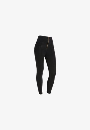 Freddy WR.UP® PUSH-UP SHAPING WITH ZIP - Farkkuleggingsit - jeans nero cuciture in tono