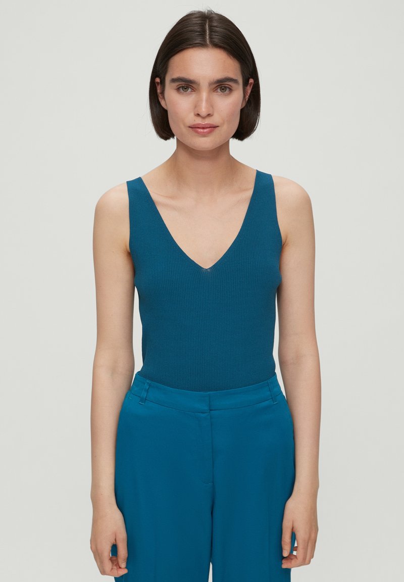 s.Oliver BLACK LABEL Top - petrol