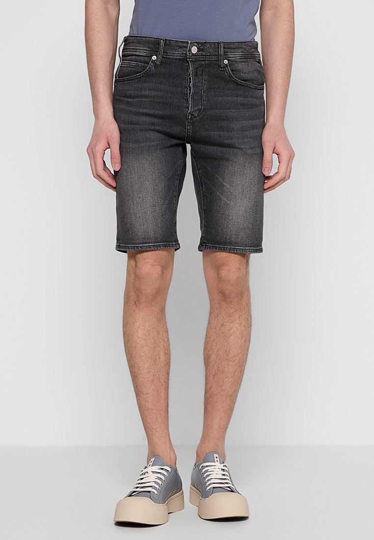 Replay Jeansshort donkergrijs