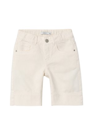 Name it FROSE WIDE NOOS - Denim shorts - weiß
