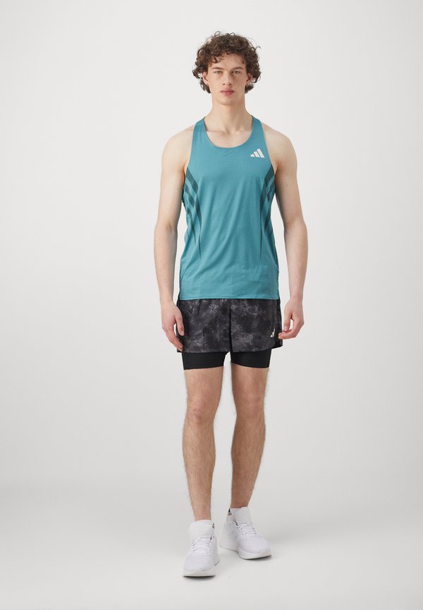 ADIZERO SINGLET - Top - powder teal3