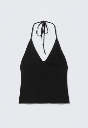 Weekday HALTER - Top - black