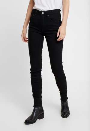 3301 HIGH SKINNY - Vaqueros pitillo - pitch black