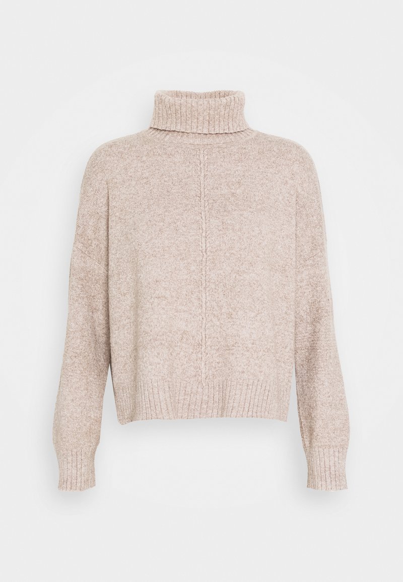 Noisy May NMIAN ROLL NECK - Maglione - beige Noisy May NMIAN ROLL NECK - Maglione - beige