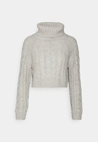 Gina Tricot Stickad tröja - grey