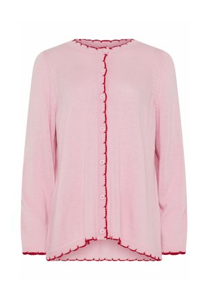 Yours Clothing, PLUS SIZE CARDIGANS - Vest - baby pink