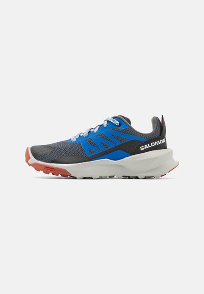 Salomon PATROL PLAY JUNIOR UNISEX - Hikingschuh - blue print/white ...